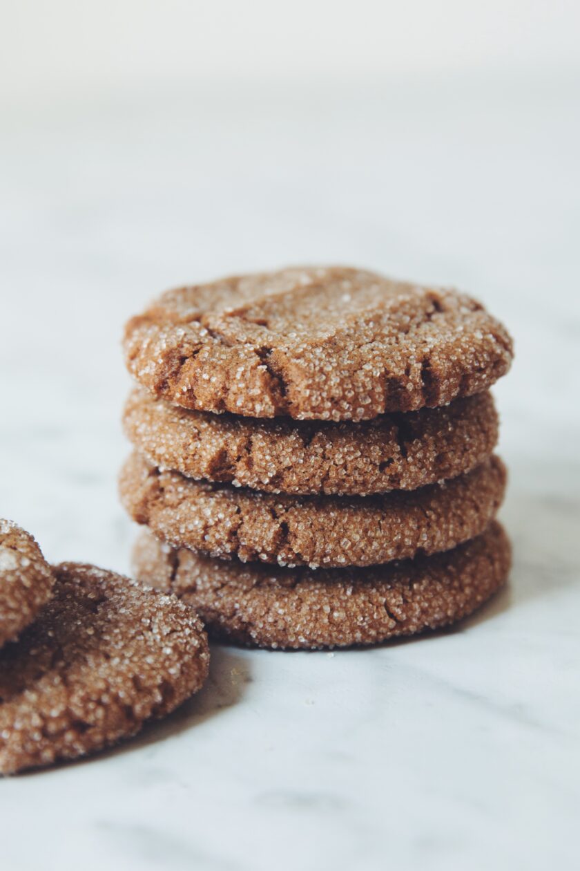 vegan chewy ginger cookies easy recipe
