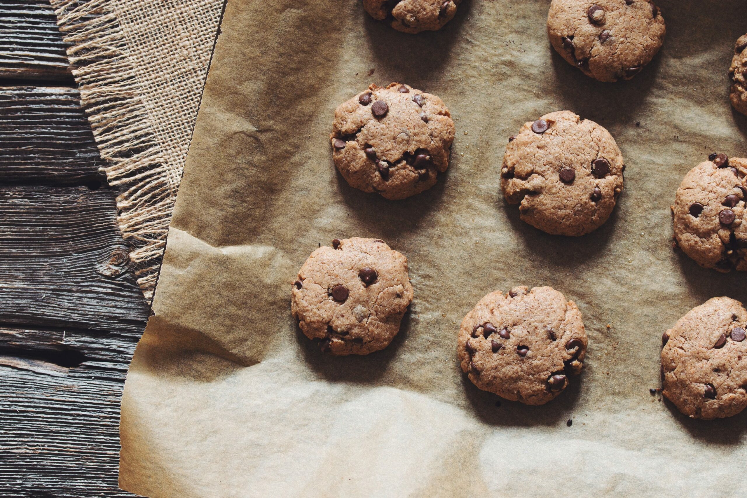 Chocolate Chip Almond Butter Cookies