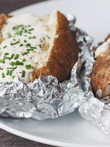 two way baked potato_hot for food
