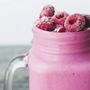 the coconut raspberry smoothie_hot for food