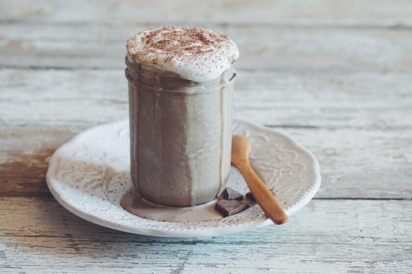 vegan mocha frappuccino smoothie_hot for food