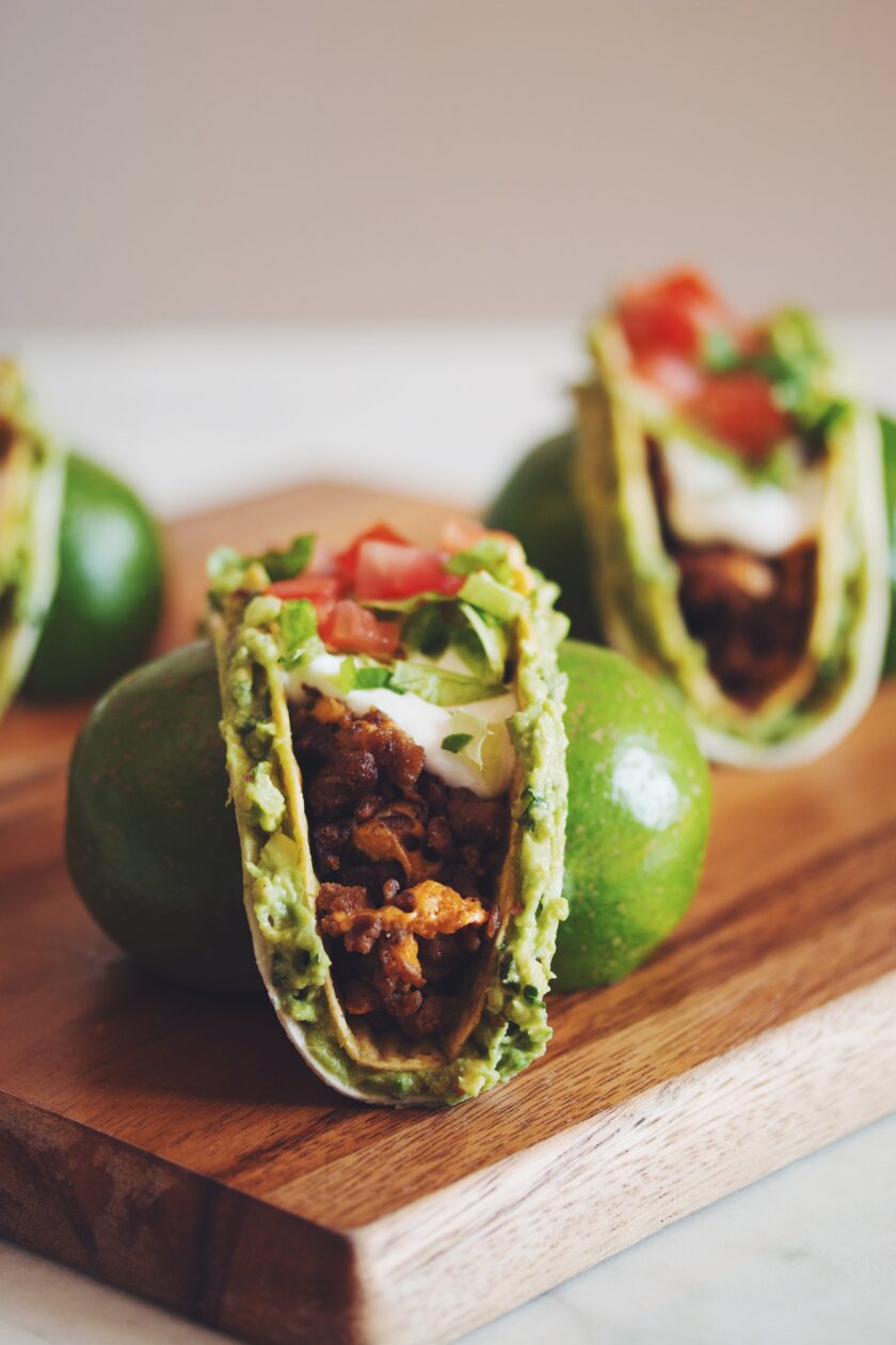 vegan guac tacos recipe hot for food