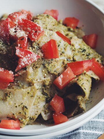 easy pesto pasta_hot for food