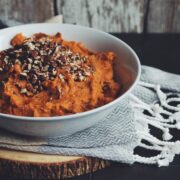 easy vegan sweet potato mash_hot for food
