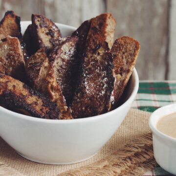vegan gingerbread french toast sticks_hot for food
