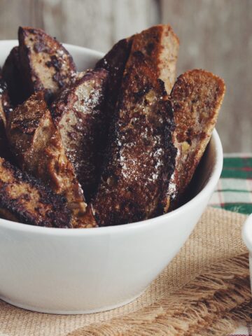 vegan gingerbread french toast sticks_hot for food