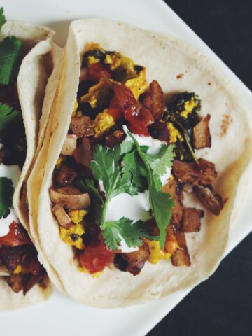 vegan breakfast tacos_hot for food