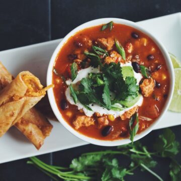 tortilla soup & cheesy taquitos_hot for food