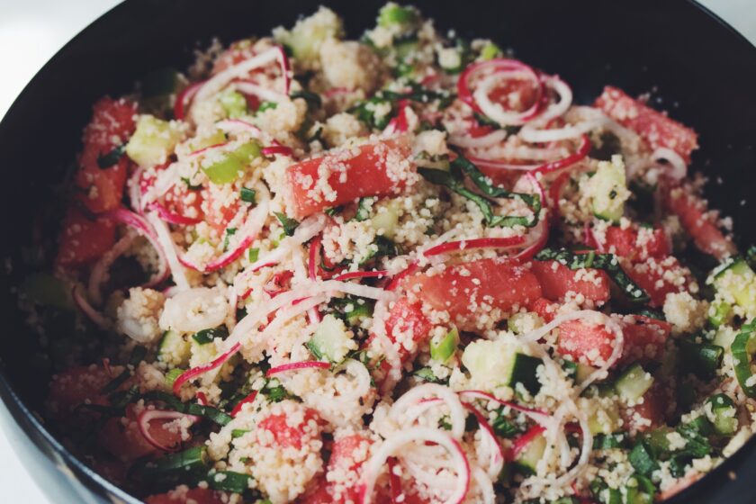 watermelon couscous salad_hot for food