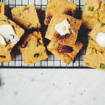 vegan cornbread 3 ways_hot for food
