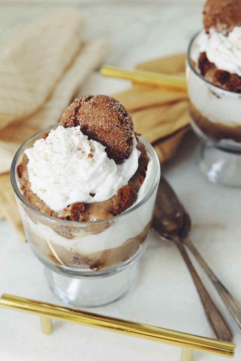 vegan gingerbread trifle recipe for holidays