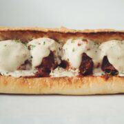 vegan meatball sub_hot for food