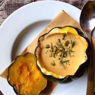 acorn squash soup_hot for food