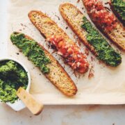 kale pesto crostini_hot for food