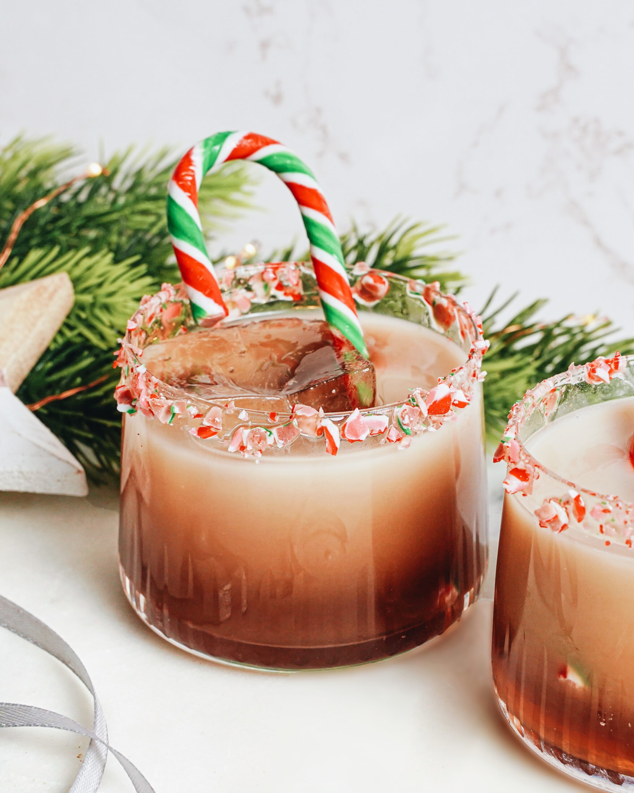 vegan candy cane white russian hot for food