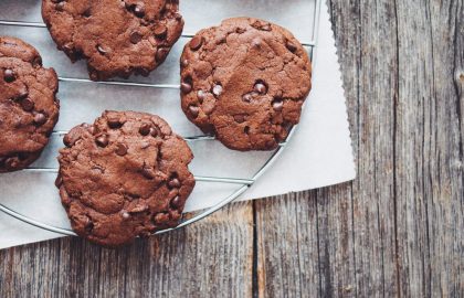vegan double chocolate cookies_hot for food