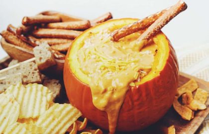 vegan pumpkin cheese fondue_hot for food