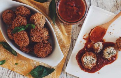vegan cauliflower arancini_hot for food