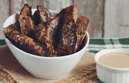 vegan gingerbread french toast sticks_hot for food